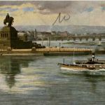 Künstlerkarte H. Hoffmann - Koblenz