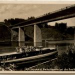 Bleilochsperre am Stausee bei der Saalburger Brücke