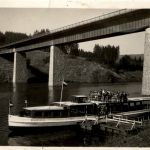 Saalburg/Thür., Motorbootsanlegeplatz an der Saalburger Brücke