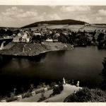 Saalburg - Am Aussichtsplatz bei der Brücke