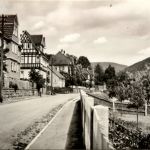 Steinbach-Hallenberg/Thür. - Arzbergstrasse mit Hallenburg