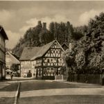 Steinbach-Hallenberg/Thür. - Blick zur Hallenburg