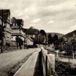 Steinbach-Hallenberg/Thür. - Arzbergstrasse mit Hallenburg