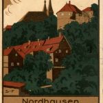 Nordhausen - Amtliche Festpostkarte zur Jahrtausendfeier