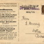 Nordhausen - Amtliche Festpostkarte zur Jahrtausendfeier