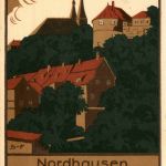 Nordhausen - Amtliche Festpostkarte zur Jahrtausendfeier