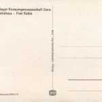 Kahla - Beriebsferienlager Konsumgenossenschaft Gera - Siebshaus - Post Kahla