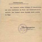 Gotha - Der Bürgermeister der Gemeinde Molschleben - Bescheinigung