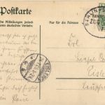Rügen - Bergen, Gruss vom Arndtturm a.d.Rugard