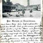 Jena - Marktplatz mit Bismarckbrunnen