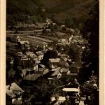 Schwarzburg/Thür.Wald - Blick von der Hotel-Terrasse Schwarzaburg