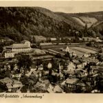 Schwarzburg/Thür.Wald - Blick von der HO-Gaststätte Schwarzaburg