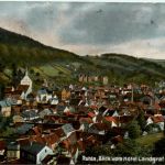 Ruhla/Thür. - Blick vom Hotel Landgraf