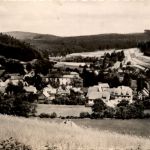Schmalkalden - Stadt Schwarza i.Thür.-Blick zum Zeila