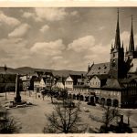 Saalfeld/Saale - Markt mit Johanniskirche