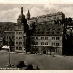 Rudolstadt/Thür. - Marktplatz mit Schloss Heidecksburg
