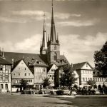 Saalfeld/Saale - Markt mit St. Johanniskirche