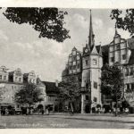 Saalfeld/Saale - Rathaus und Marktplatz
