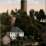 Lobenstein/Thür. - Blick v. Kirchturm n.d. alten Turm