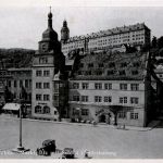 Rudolstadt/Thür. - Marktplatz mit Schloss Heidecksburg