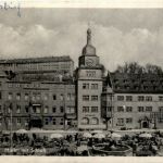Rudolstadt/Thür. - Marktplatz mit Schloss Heidecksburg