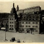Rudolstadt/Thür. - Marktplatz mit Schlos Heidecksburg