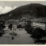 Suhl/Thür. - Marktplatz mit Domberg