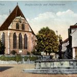 Arnstadt/Thür. - Bonifatiuskirche und Hopfenbrunnen