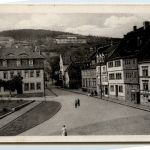 Kyffhäuser - Solbad Frankenhausen - Am Anger und Blick zum Kinderheim