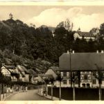 Stoberg/Harz - Blick auf Schule und Schloss