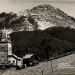 Eisenerz/Steiermark - Schichtturm mit Erzberg