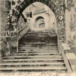 Eisenerz/Steiermark - Treppenaufgang zur St. Oswaldkirche