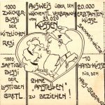 Ausweis über den Bezug von Küssen