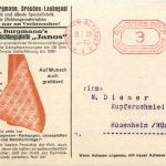 Feodor Burgmann - Dresden Laubegast - Werbung