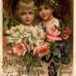 Kinder - Karte mit Blumenduft