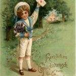 Namenstag - Kind mit Brief