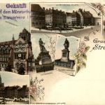 Gruss aus Strassburg - Litho