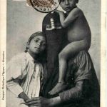 Egypt - Fellahine et ses enfants