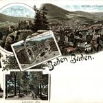 Gruss aus Baden-Baden - Litho