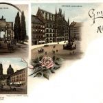Gruss aus München - Litho