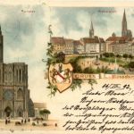 Gruss aus Strassburg - Litho