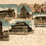 Gruss aus Braunschweig - Litho