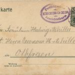 Gruss vom Iberger Aussichtsturm bei Bad Grund - Litho
