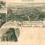 Gruss vom Hexentanzplatz - Litho