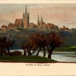 Wimpfen am Berg a Neckar - Litho sign. C. Biese