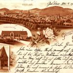 Gruss aus Goslar - Litho