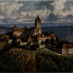 Die Hohönigsburg - Künstlerkarte W. Bürger