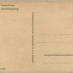 Die Hohönigsburg - Künstlerkarte W. Bürger