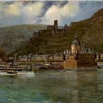 Kaub - Künstlerkarte h. Hoffmann