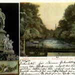 Berlin - Göthedenkmal - Litho